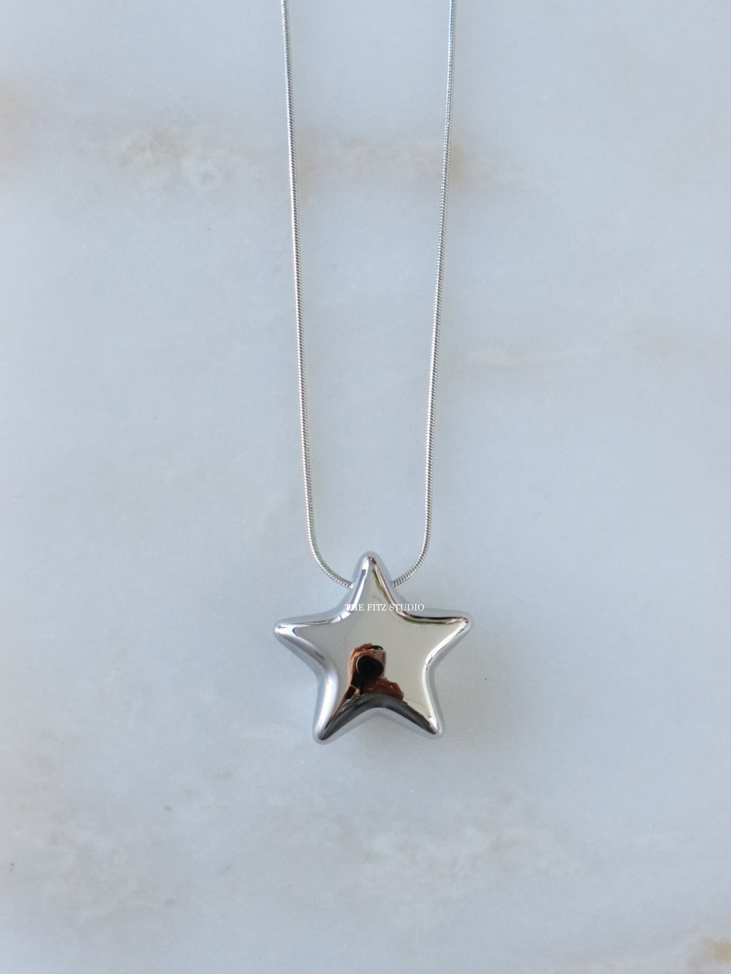 Silver Envy Star Necklace - Waterproof