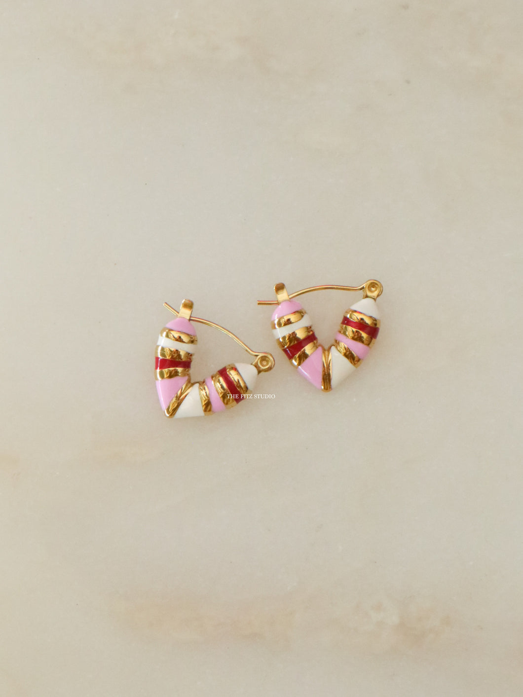 Seren Heart Earrings - Waterproof