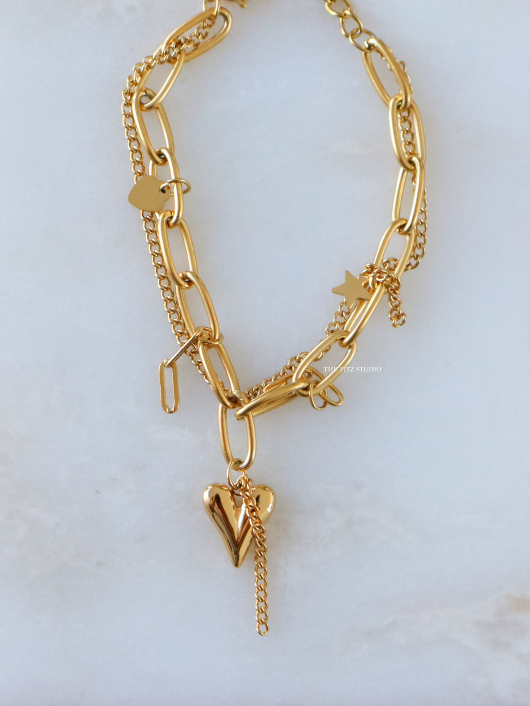 Heartstone Charm Bracelet - Waterproof