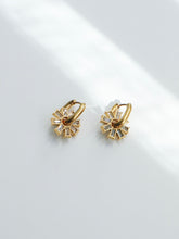 Load image into Gallery viewer, CZ Snowflake Drop Earrings
