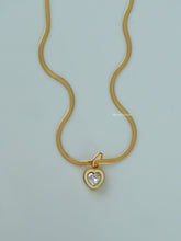 Load image into Gallery viewer, Yellow Pitt Herringbone Necklace - Waterproof
