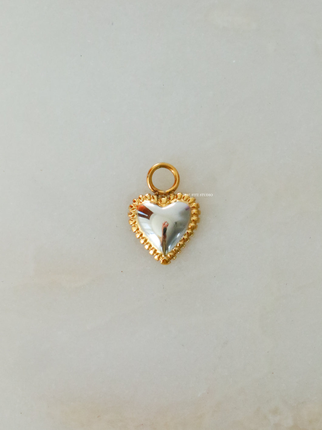 1pc Fioren Heart Charm - Waterproof