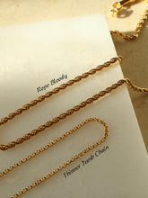 Load image into Gallery viewer, Thinner Jumb Chain Necklace - Waterproof

