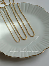 Load image into Gallery viewer, Basic Small Gold Ball Beads Necklace - Waterproof
