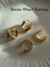 Load image into Gallery viewer, Baram Wheel Earrings - Waterproof

