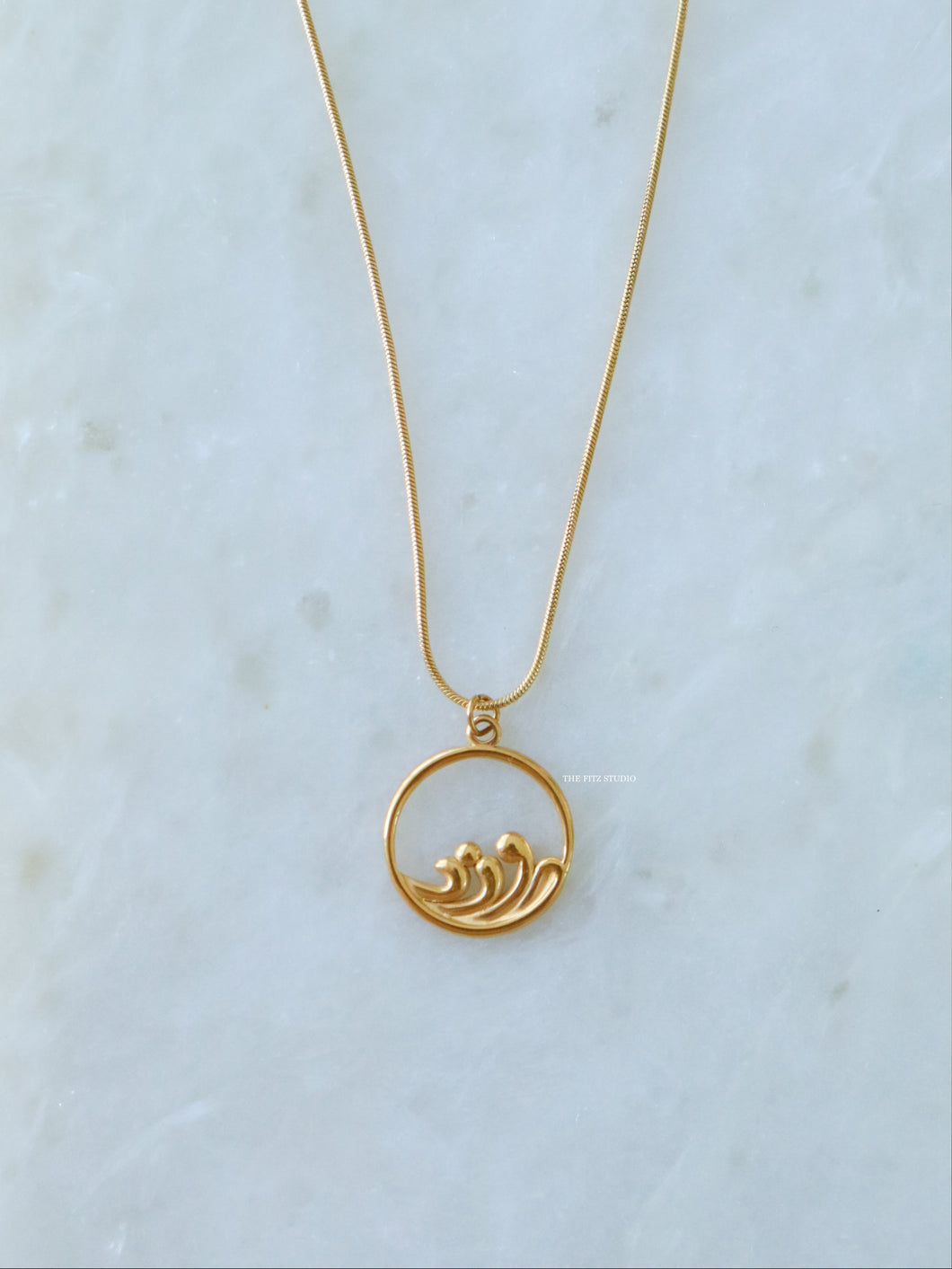 Whipping Wave Necklace - Waterproof