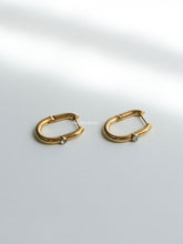 Load image into Gallery viewer, April Ive Huggie Earrings - Waterproof
