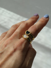 Load image into Gallery viewer, EXO Black Heart Ring

