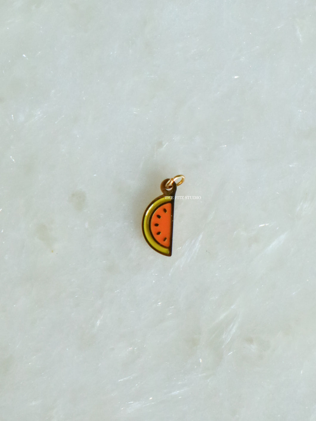 1pc Orange Watermelon Charm - Waterproof