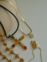 Load image into Gallery viewer, Yellow Pitt Herringbone Necklace - Waterproof
