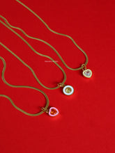 Load image into Gallery viewer, Pink Pitt Herringbone Necklace - Waterproof
