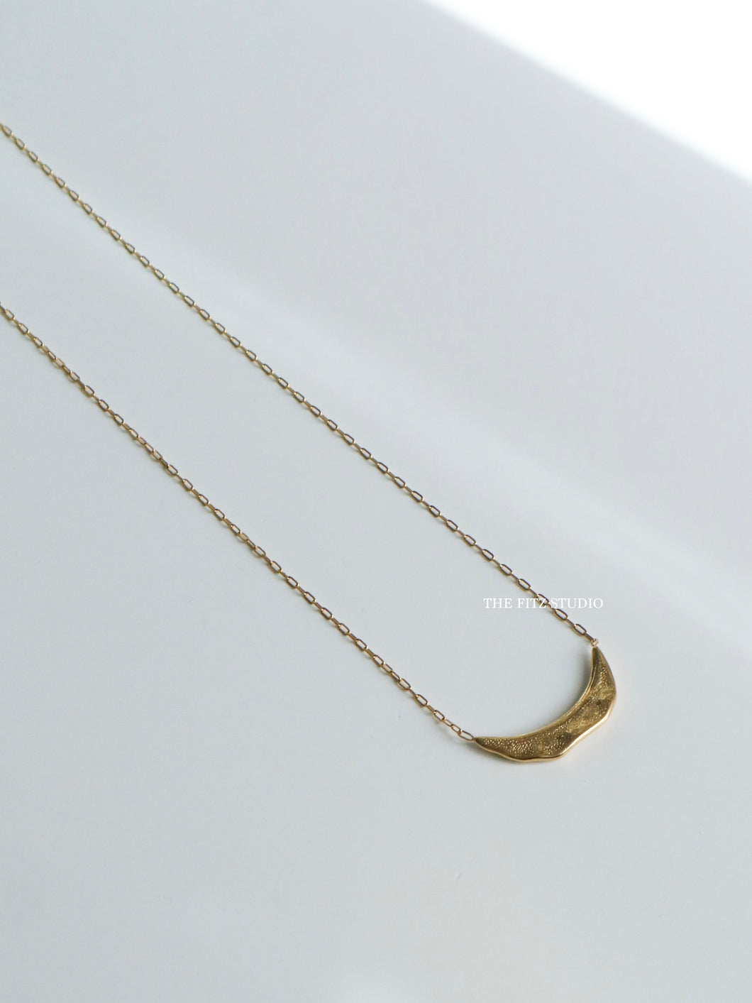 Half Moon Clavicle Chain Necklace