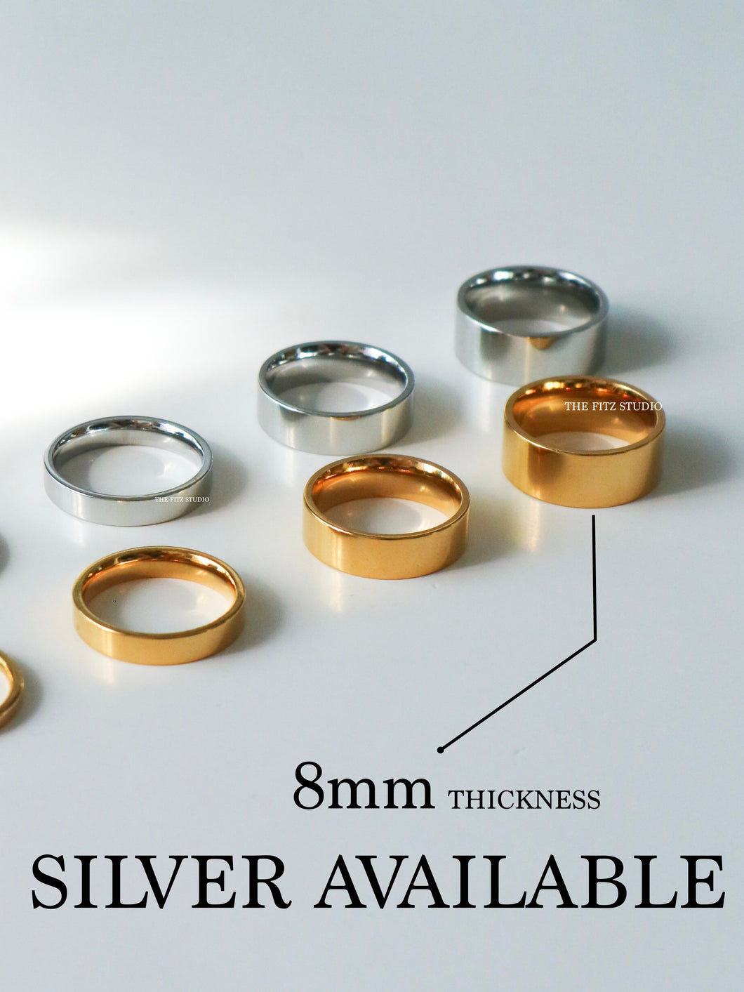 8mm Basic Band Ring