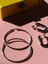Load image into Gallery viewer, Silver Elevene Earrings - Waterproof
