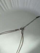 Load image into Gallery viewer, Silver Glori Layered Necklace -Waterproof
