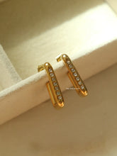 Load image into Gallery viewer, Surrey CZ Earrings - Waterproof
