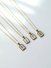 Load image into Gallery viewer, Gold Brooklyn Initial Necklace - Waterproof
