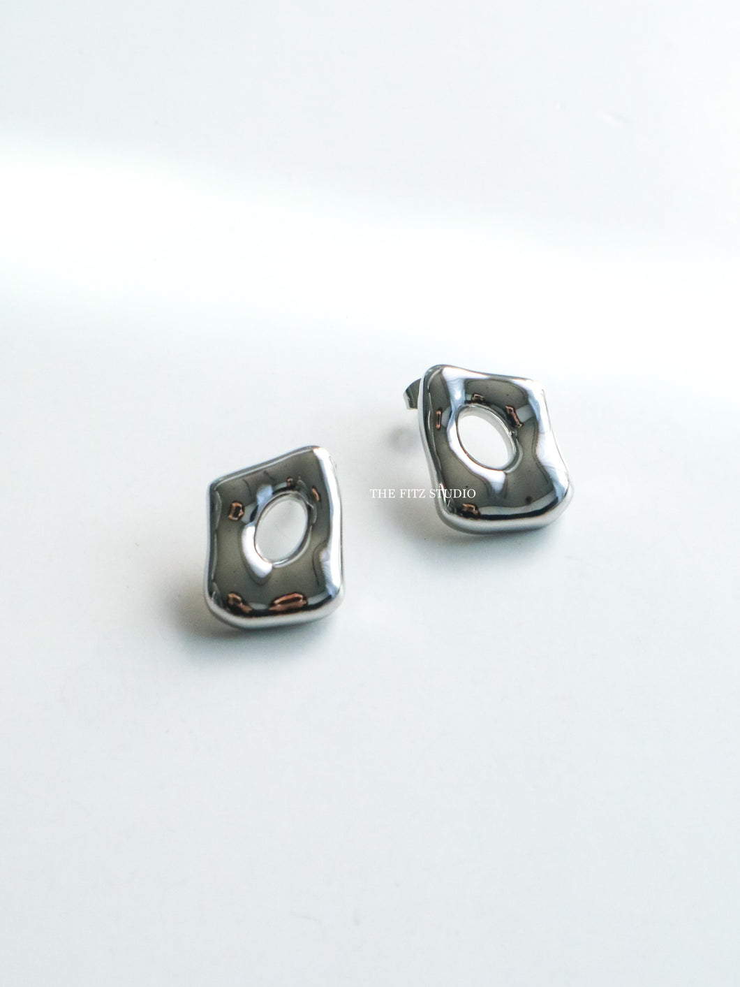 Silver Ziro Earrings - Waterproof