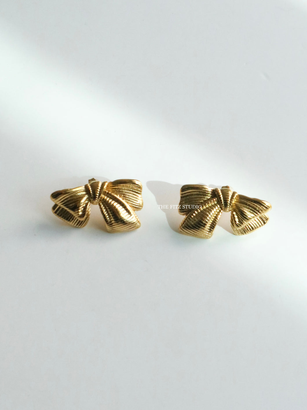 Pibi Ribbon Earrings - Waterproof