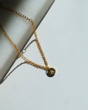 Load image into Gallery viewer, Round Initial Charm Bracelet - Waterproof
