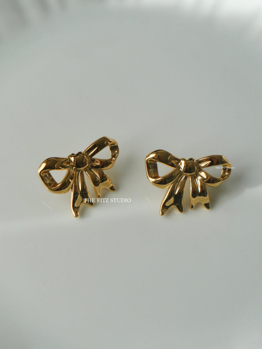 Ribbon Tie Earrings - Waterproof