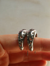 Load image into Gallery viewer, Silver Sweet Moon Earrings - Waterproof
