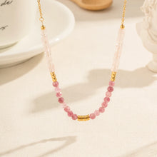 Load image into Gallery viewer, Pink Gemstone Necklace
