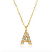 Load image into Gallery viewer, Trolli A Initial Necklace - Waterproof
