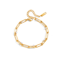 Load image into Gallery viewer, Zully Zircon Clip Bracelet - Waterproof
