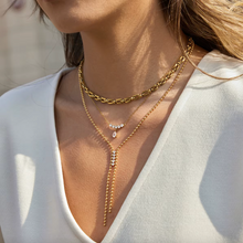 Load image into Gallery viewer, Jenni Clip Train Choker Necklace - Waterproof
