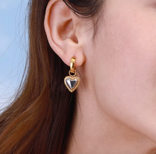 Load image into Gallery viewer, Pirison Heart Drop Earrings - Waterproof
