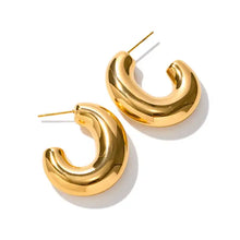 Load image into Gallery viewer, Zie Chubby Earrings (2 Colors)
