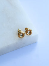 Load image into Gallery viewer, Small Donut Stud Earrings - Waterproof
