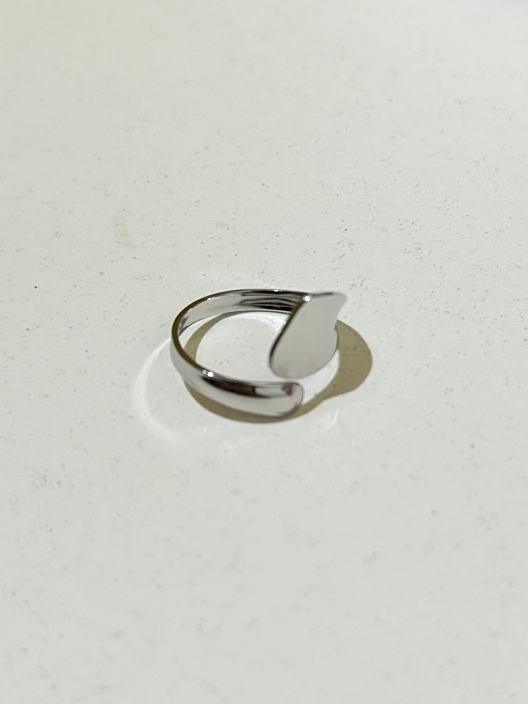 Silver Asymmetrical Statement Ring