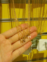 Load image into Gallery viewer, Skinny Alpha Initial Necklace - Waterproof
