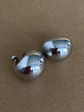 Load image into Gallery viewer, (T&amp;C) Silver Bold Tear Ball Earrings
