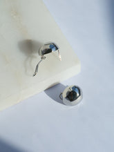 Load image into Gallery viewer, Silver Round Jane Earrings - Waterproof

