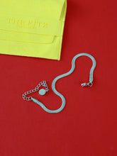 Load image into Gallery viewer, Silver Fitzy Herringbone Bracelet - Waterproof

