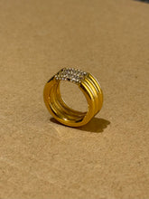 Load image into Gallery viewer, (T&amp;C) Deep Layered CZ Ring
