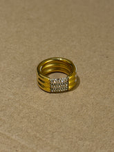 Load image into Gallery viewer, (T&amp;C) Deep Layered CZ Ring
