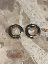Load image into Gallery viewer, Silver 14mm Hoek Hoop Earrings - Waterproof
