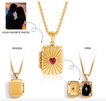 Load image into Gallery viewer, Heart Magnetic Locket Pendant Necklace - Waterproof
