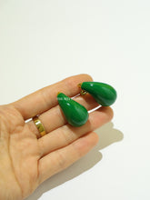 Load image into Gallery viewer, Green Hollow Earrings
