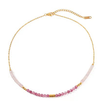 Load image into Gallery viewer, Pink Gemstone Necklace
