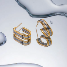 Load image into Gallery viewer, Jande Rectangle Shell Earrings - Waterproof
