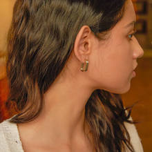 Load image into Gallery viewer, Jande Rectangle Shell Earrings - Waterproof
