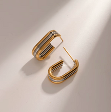 Load image into Gallery viewer, Jande Rectangle Shell Earrings - Waterproof
