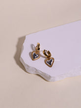 Load image into Gallery viewer, Pirison Heart Drop Earrings - Waterproof
