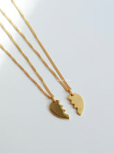 Load image into Gallery viewer, Half Heart Couple Necklace (2 Shapes)
