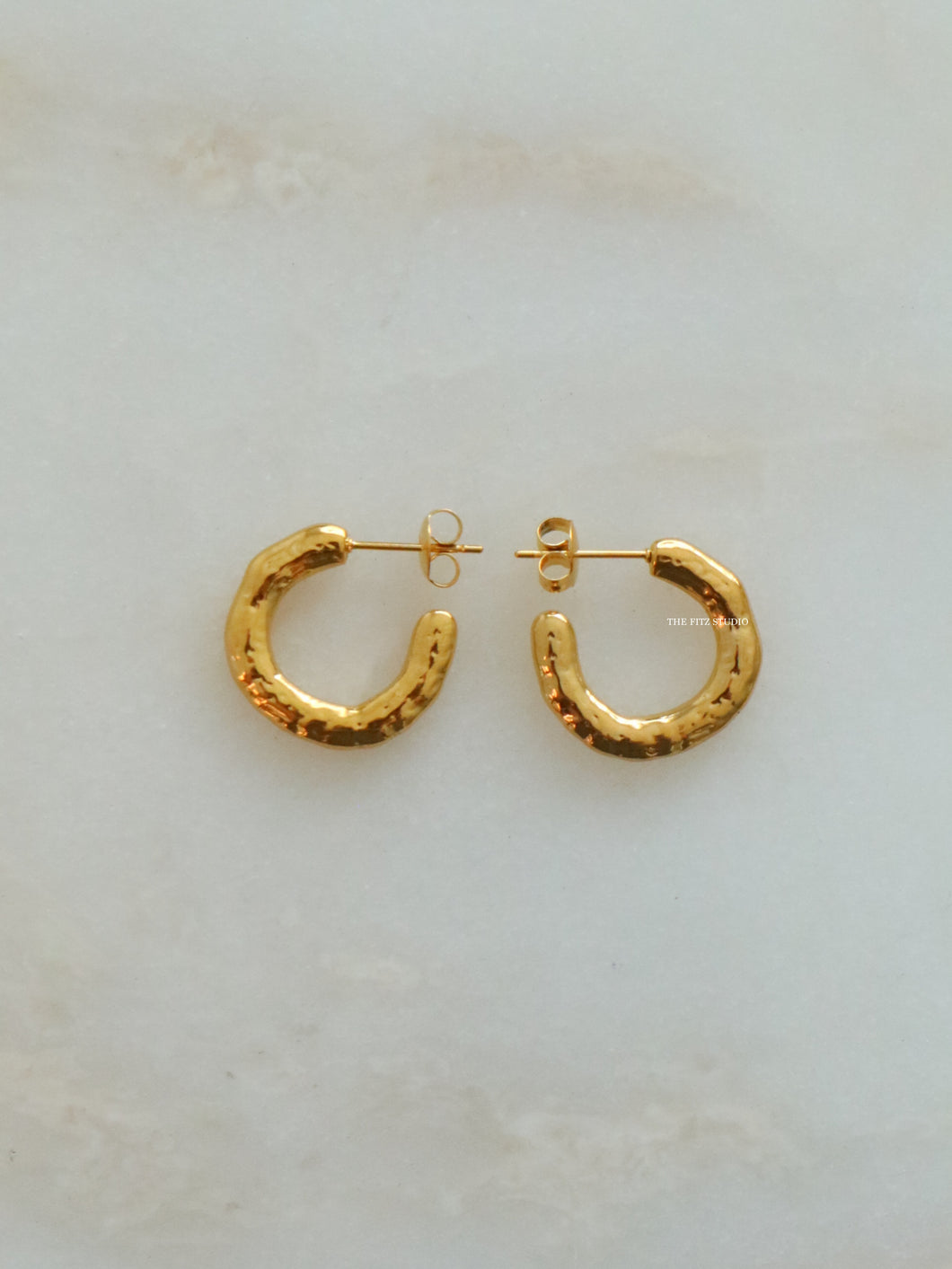 Skim Bamboo Cuff Earrings - Waterproof